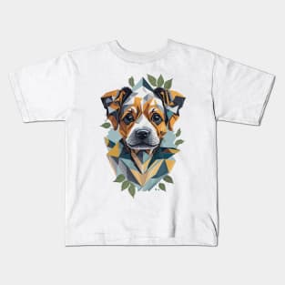 Geometric Dog Kids T-Shirt